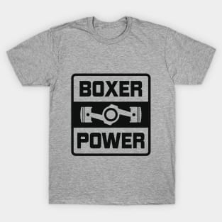 Boxer Engine Power Sports Car - Flat Six - Flat 6 - Flat Engine T-Shirt